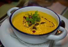 Krem juha od crvene leće i buče