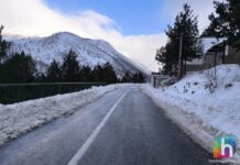 Zbog srušenog drveća, promet na glavnoj cesti Bosansko Grahovo-Strmica zaustavljen