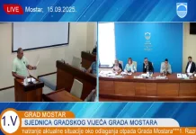 (PRATITE UŽIVO) Izvanredna sjednica Gradskog vijeća grada Mostara