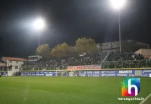 (FOTO&VIDEO) Navijači Zrinjskog grme na Pecari: Idemo do kraja zajedno