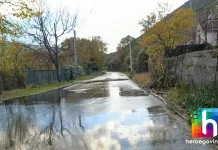 (FOTO) Voda na prometnici Mostar-Vojno