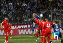 (FOTO) Željezničar poražen od Veleža na Grbavici rezultatom 1:2