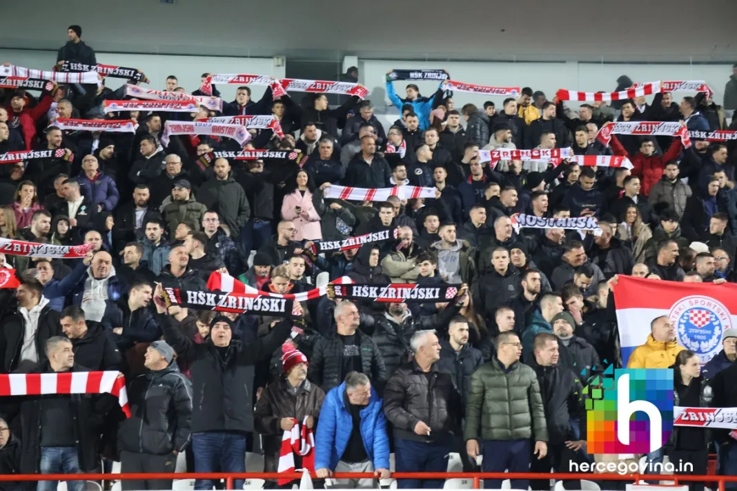 HŠK Zrinjski: Obavijest za gledatelje uoči večerašnje utakmice protiv Crystal Palacea