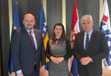 Dragan Čović se susreo s predstavnicima odbojkaških saveza Bosne i Hercegovine i Republike Hrvatske