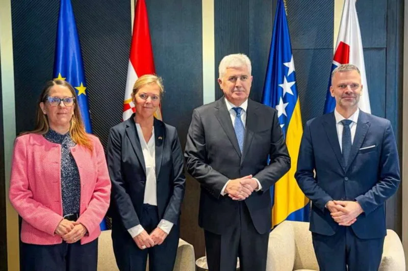 Čović s veleposlanicima Švedske, Norveške i Danske o europskom putu BiH i državnoj imovini