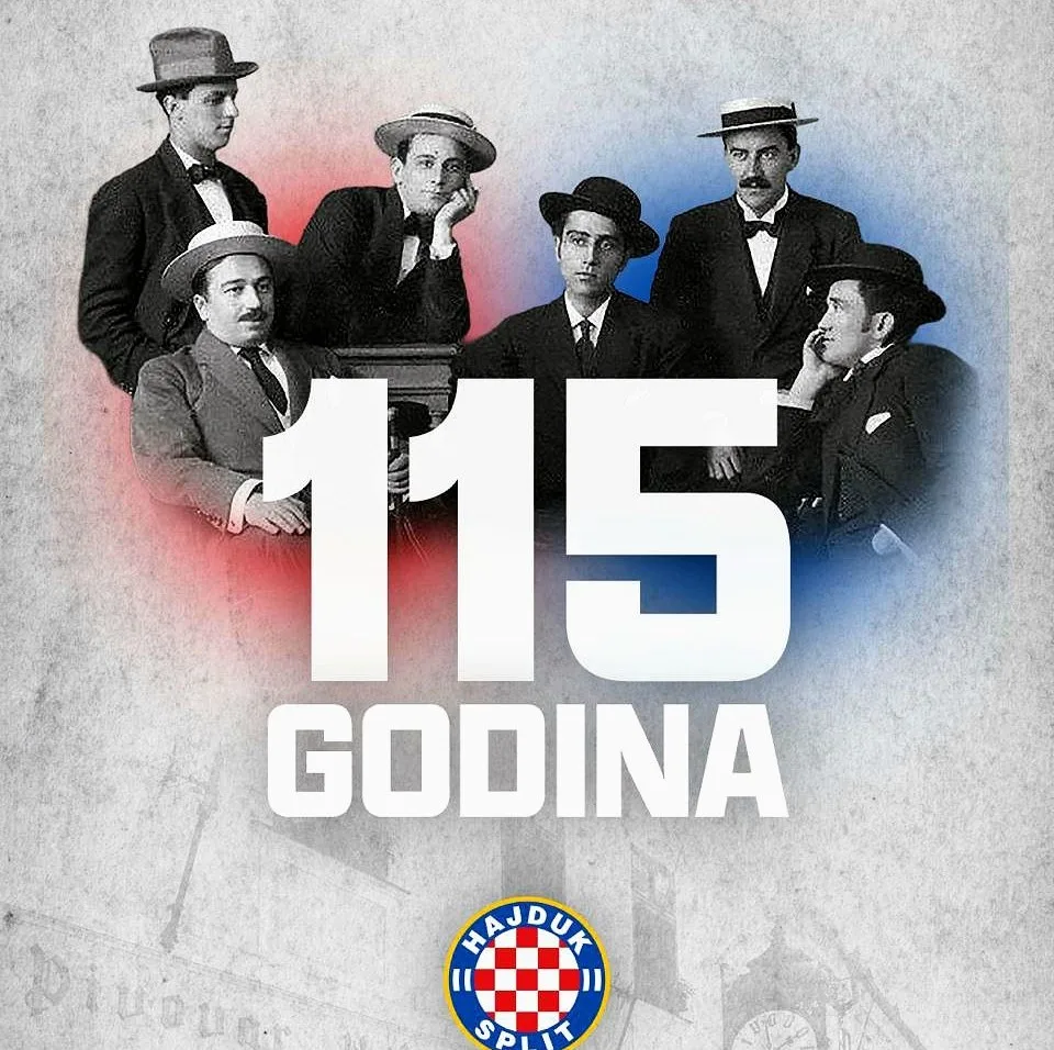 HNK Hajduk: 115 godina ponosa, 115 godina dišpeta,115 godina ljubavi