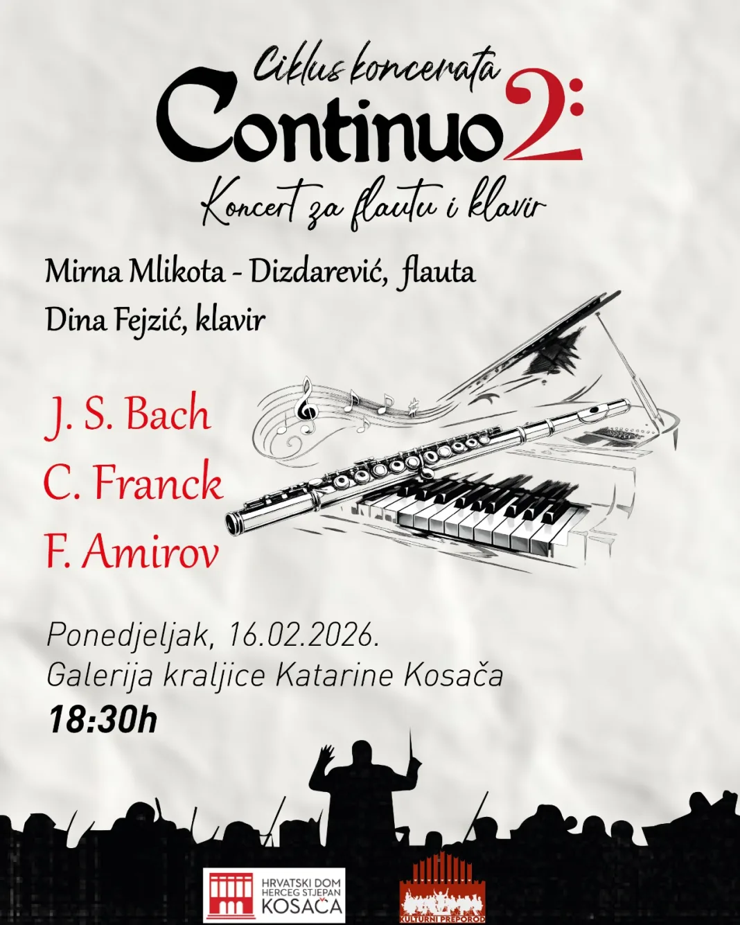 Mostar: Treći koncert ciklusa Continuo – Kulturni preporod