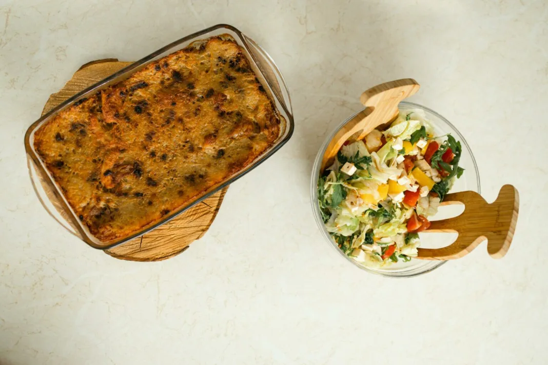 Zapečeni složenac s tikvom i rižom