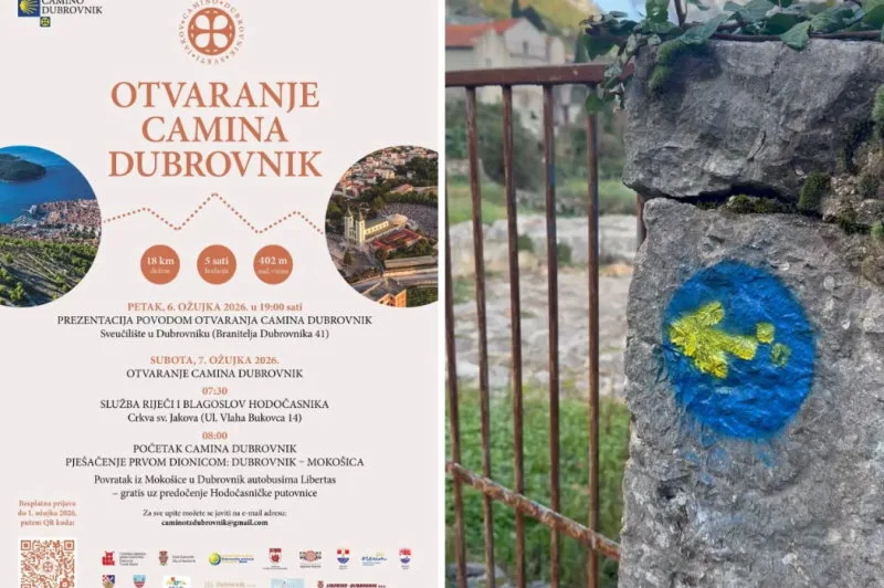 Otvara se Camino ruta od Dubrovnika do Međugorja za hodočasnike i ljubitelje pješačenja