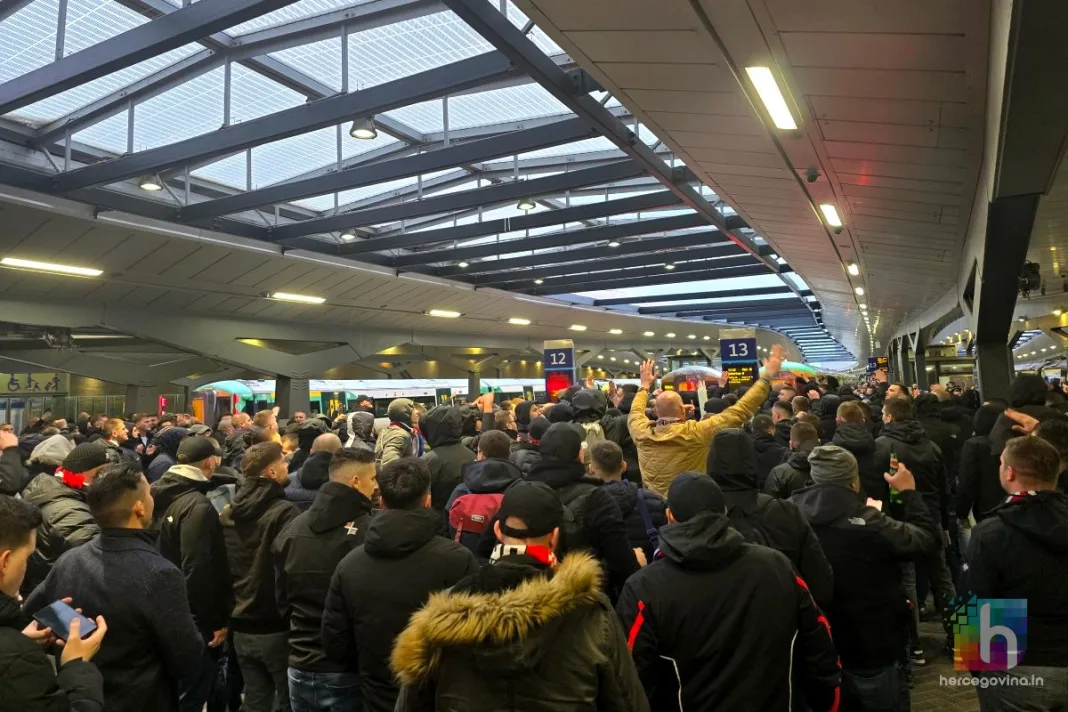 (FOTO&VIDEO) Europska priča Zrinjskog završila u Londonu: Više od tisuću Mostaraca bodrilo Plemiće