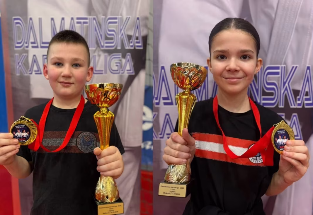 11 zlatnih medalja za karate klub Zrinjski u Metkoviću
