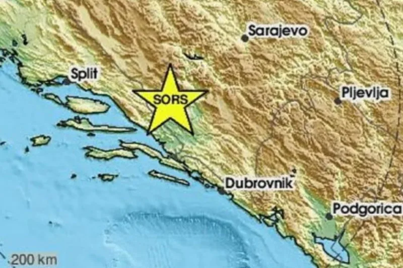 Potres magnitude 3,2 pogodio Hercegovinu