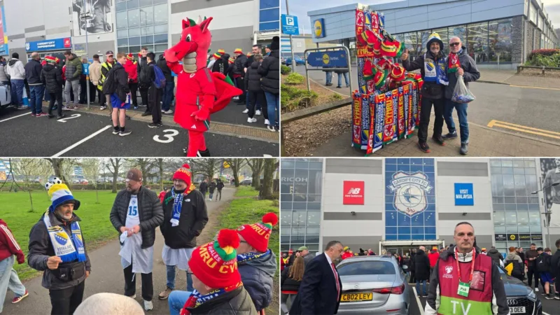 (VIDEO) Veliki broj bosanskohercegovačkih navijača stigao je u Cardiff kako bi podržao reprezentaciju