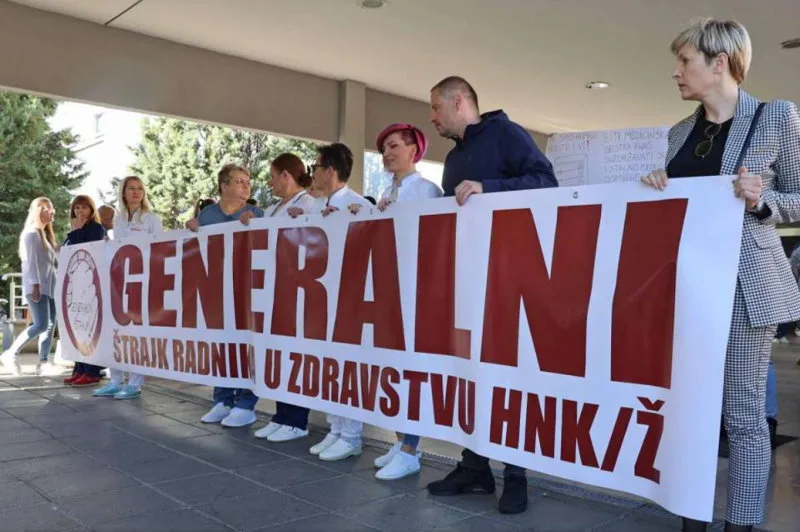 Prekida se štrajk zdravstvenih radnika u HNŽ-u: Nakon šest mjeseci počinju s radom