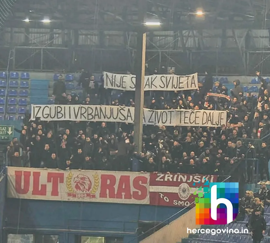 Navijači Zrinjskog parolom “bocnuli” navijače Željezničara