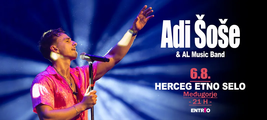 Adi Šoše & AL music bend dolazi u Herceg Etno Selo – večer emocija, glazbe i posebne atmosfere