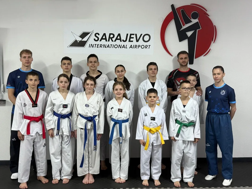 (FOTO) Olimpijac u Mostaru: Nedžad Husić inspirirao novu generaciju u Marušić taekwondo akademiji