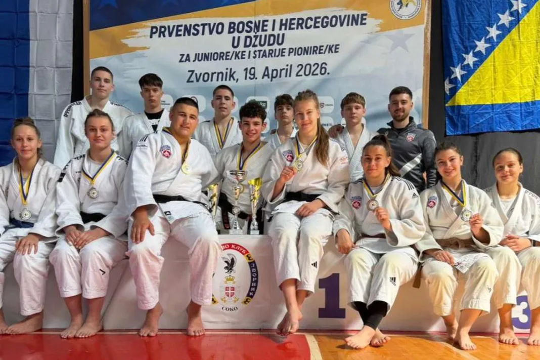 Judaši Borse iz Mostara juniorski prvaci BiH: Zlatne medalje osvojili Korina, Rino i Mario