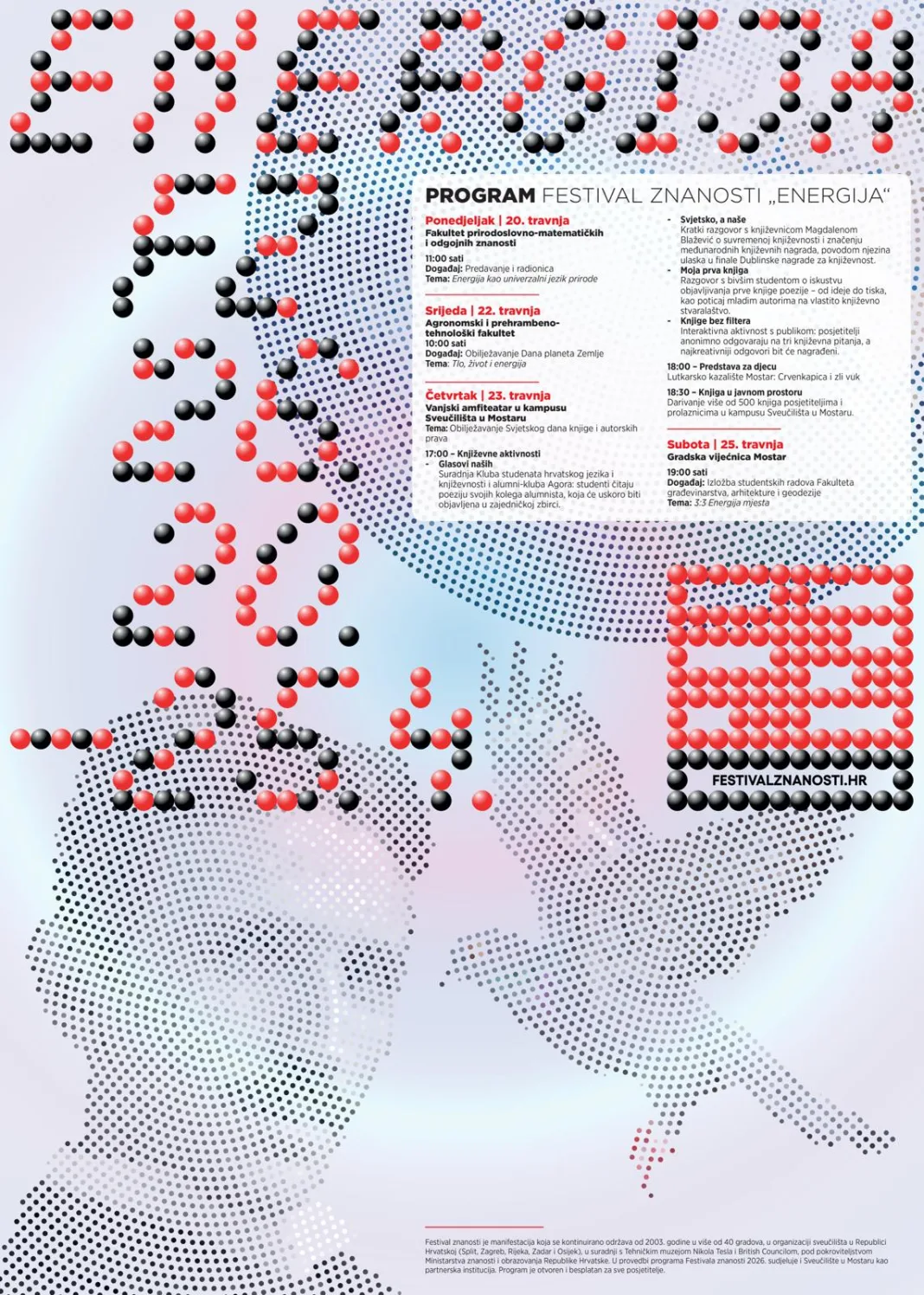 Sveučilište u Mostaru prvi put partner Festivala znanosti: Od 20. do 25. travnja bogat program pod temom „Energija“