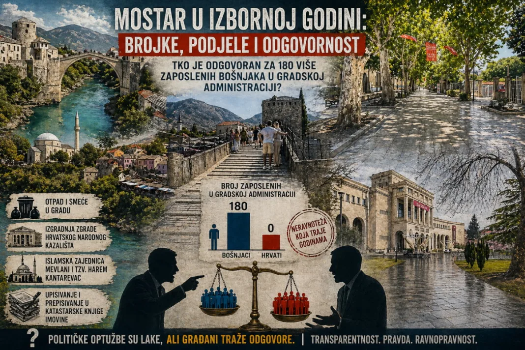 Mostar u izbornoj godini: političke tenzije, brojke i pitanje odgovornosti