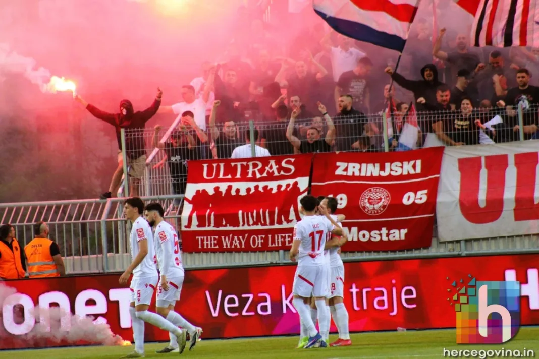 (FOTO) HŠK Zrinjski: Plemići dobili prvi finalni susret protiv Veleža 1:0, uzvrat za sedam dana