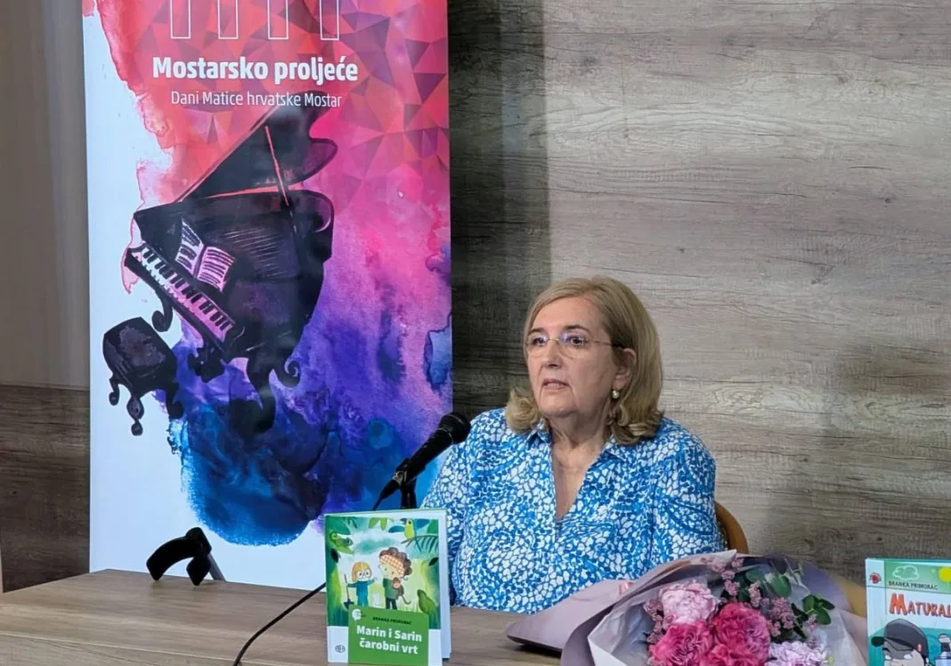 (FOTO) Popularna hrvatska spisateljica Branka Primorac: U Mostaru se osjećam kao doma, ovdje svi dišu srcem, a ne plućima