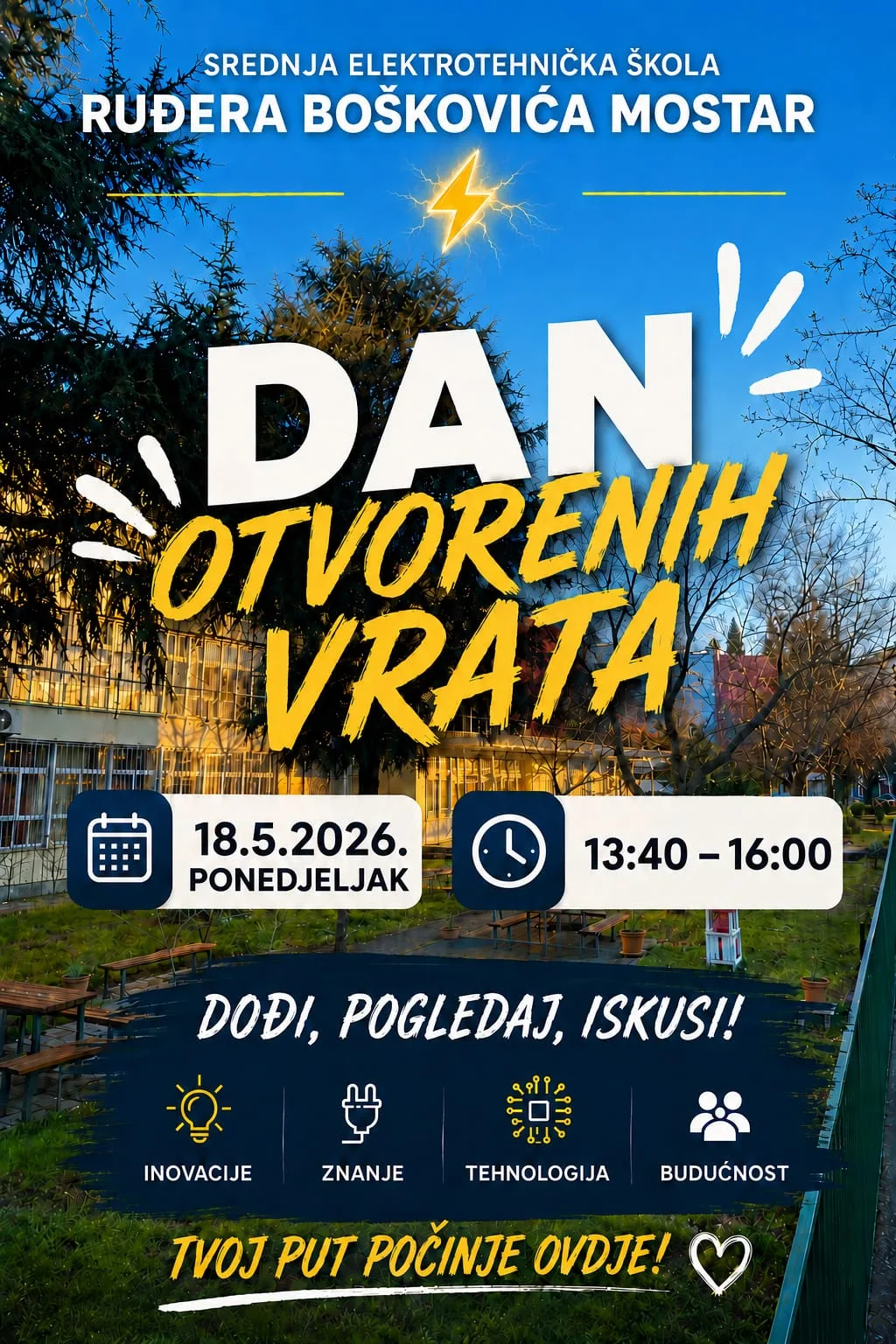 Dan otvorenih vrata u Elektrotehničkoj školi Ruđera Boškovića Mostar