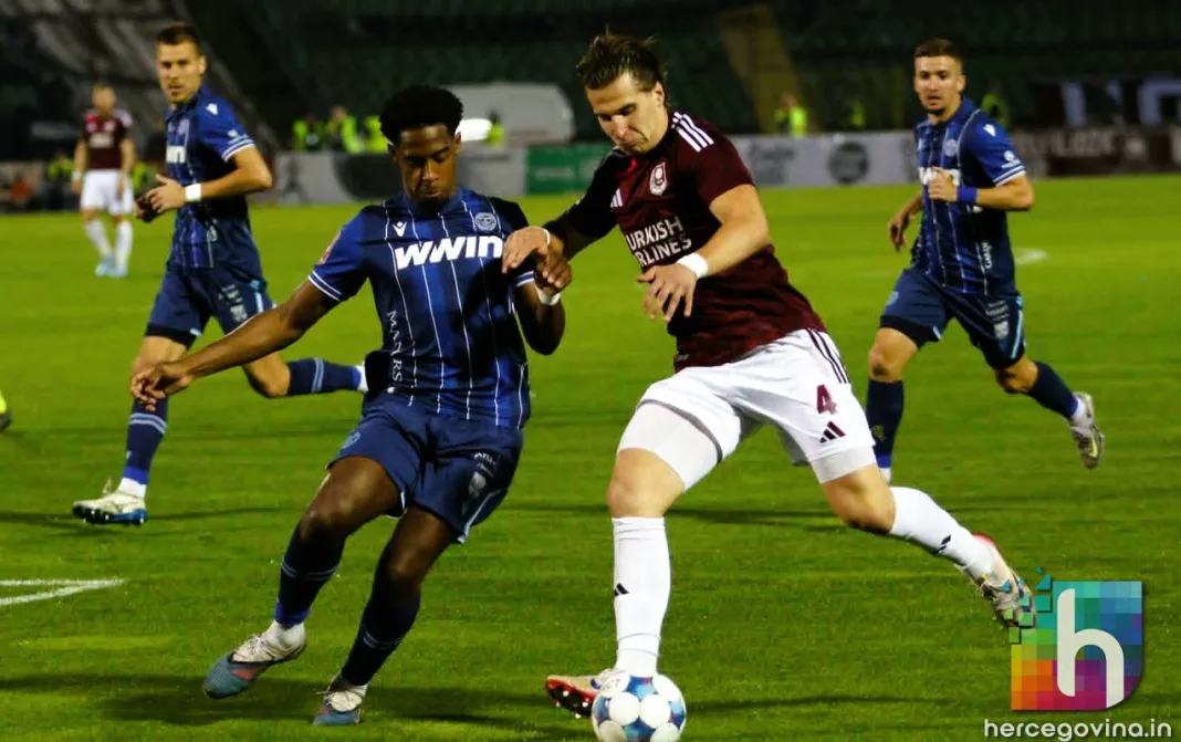 (FOTO) Nogometaši Sarajeva svladali gradskog rivala Željezničar 1:0