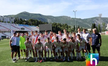(FOTO) HŠK Zrinjski: Juniori razbili Slobodu iz Tuzle rezultatom 13:0