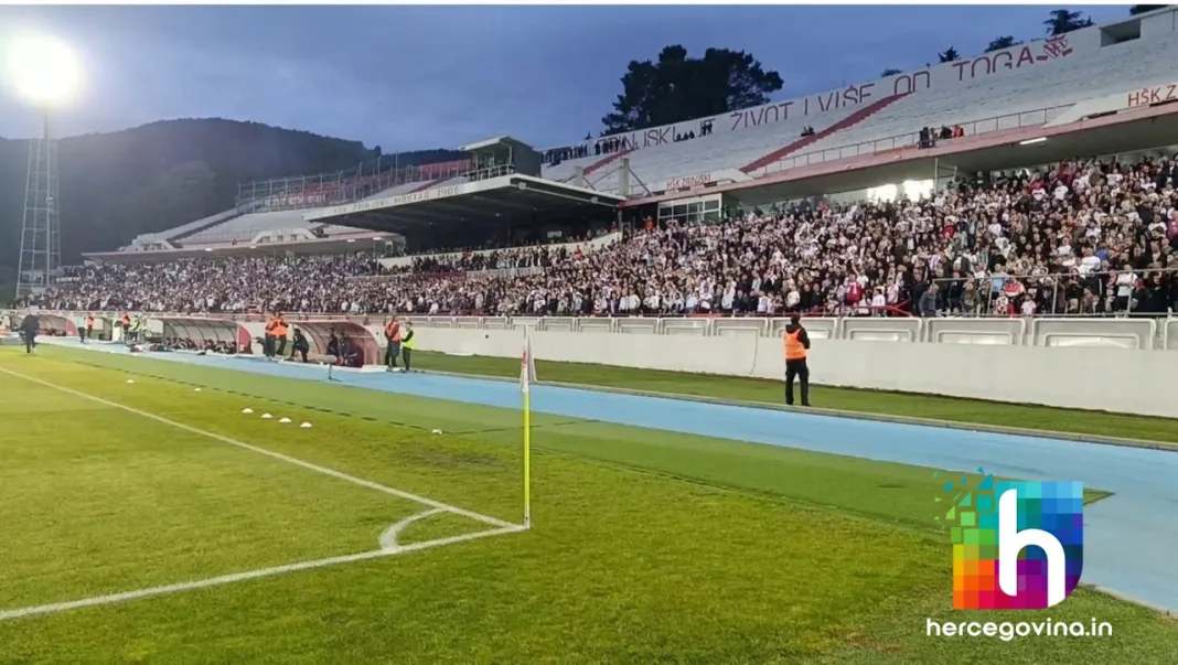 (FOTO&VIDEO) Pogledajte trenutak kada je proključao stadion na utakmici HŠK Zrinjski-FK Velež