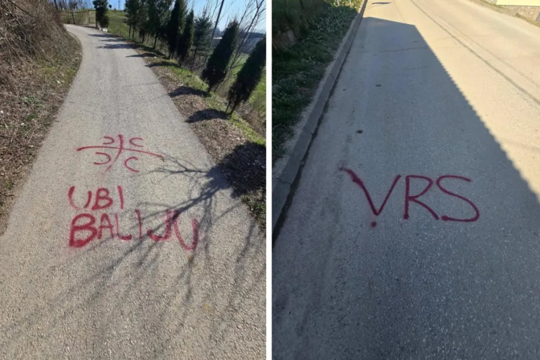 Grafite ‘Ubij baliju’ i ‘4S’ ispisao maloljetnik bošnjačke nacionalnosti