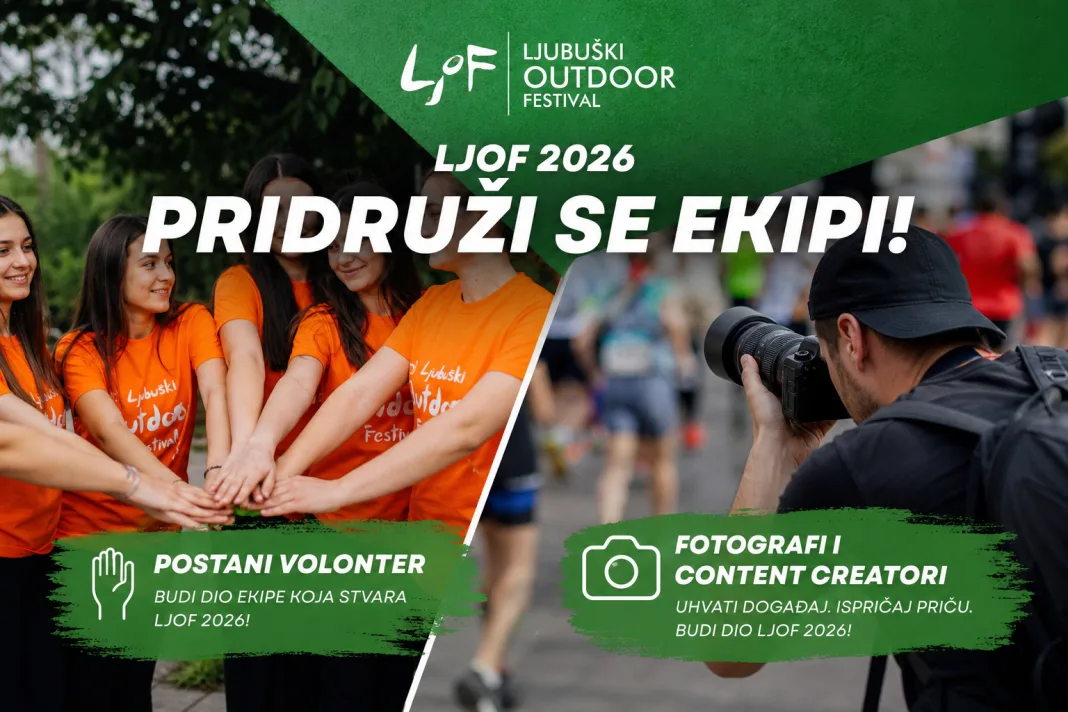 LJOF 2026. traži voIontere i fotografe — pridruži se ekipi