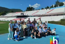 (FOTO) Učenici i učitelji OŠ Ilići posjetili stadion i nogometaše HŠK Zrinjski, Vatrogasnu postrojbu i Zračnu luku Mostar