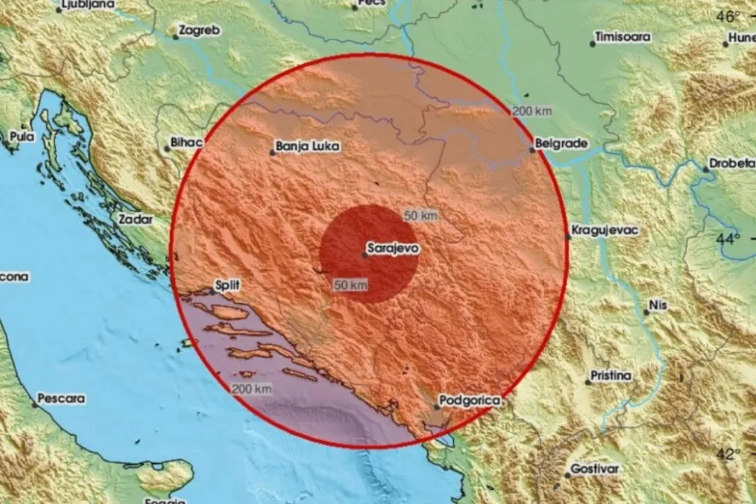 Tresla se Bosna i Hercegovina, potres se osjetio i u Mostaru