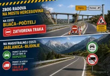 Zbog radova na mostu Hercegovina na cesti Bijača-Počitelj zatvorena traka