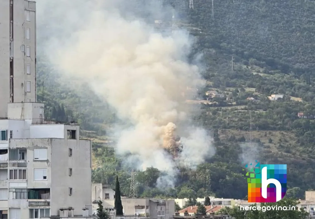 (FOTO&VIDEO) Gori na sve strane: Još jedan požar u Mostaru