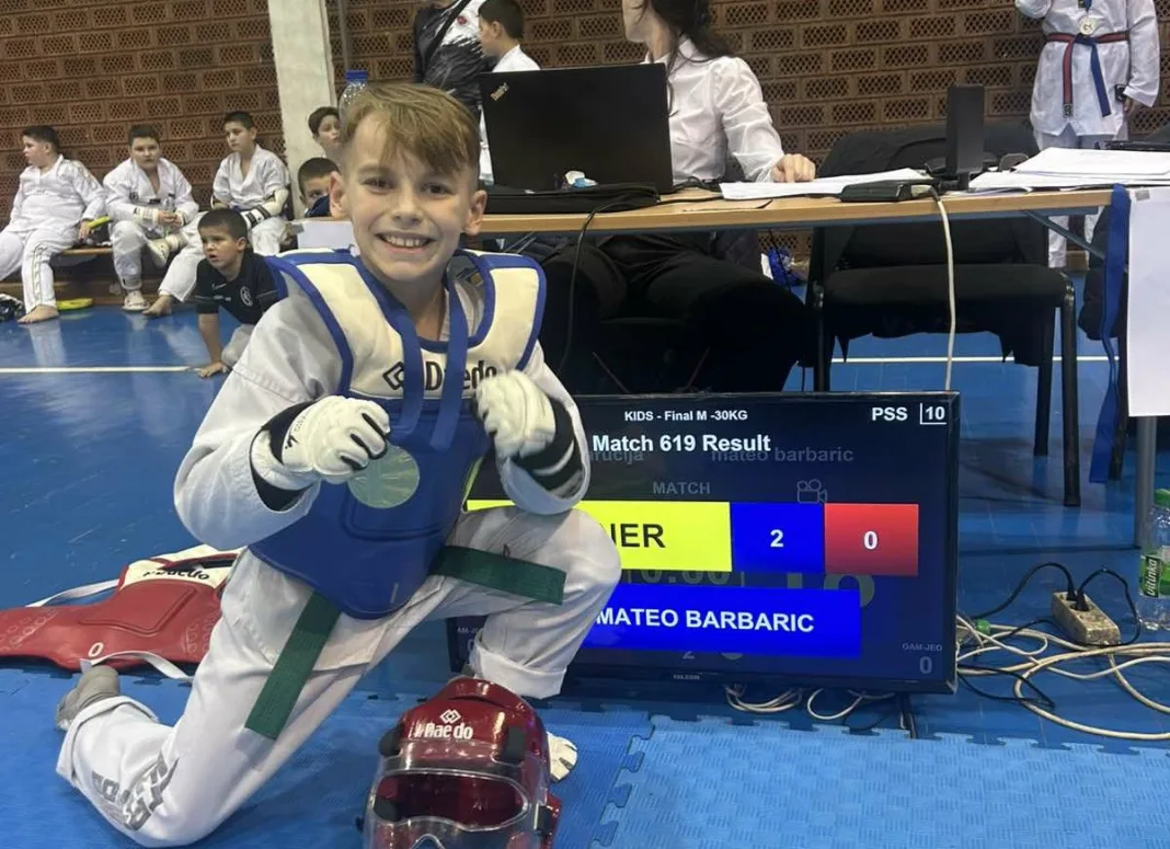 (FOTO) Mateo Barbarić: Na treningu se osvaja medalja, a na turnir samo odeš po nju