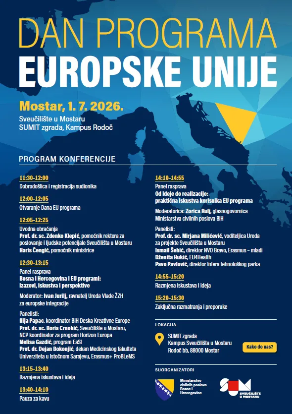 Sveučilište u Mostaru domaćin Dana programa Europske unije