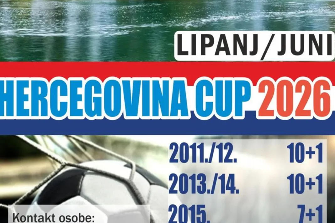 HERCEGOVINA CUP 2026. okupit će više od 1500 djece od BiH do Njemačke