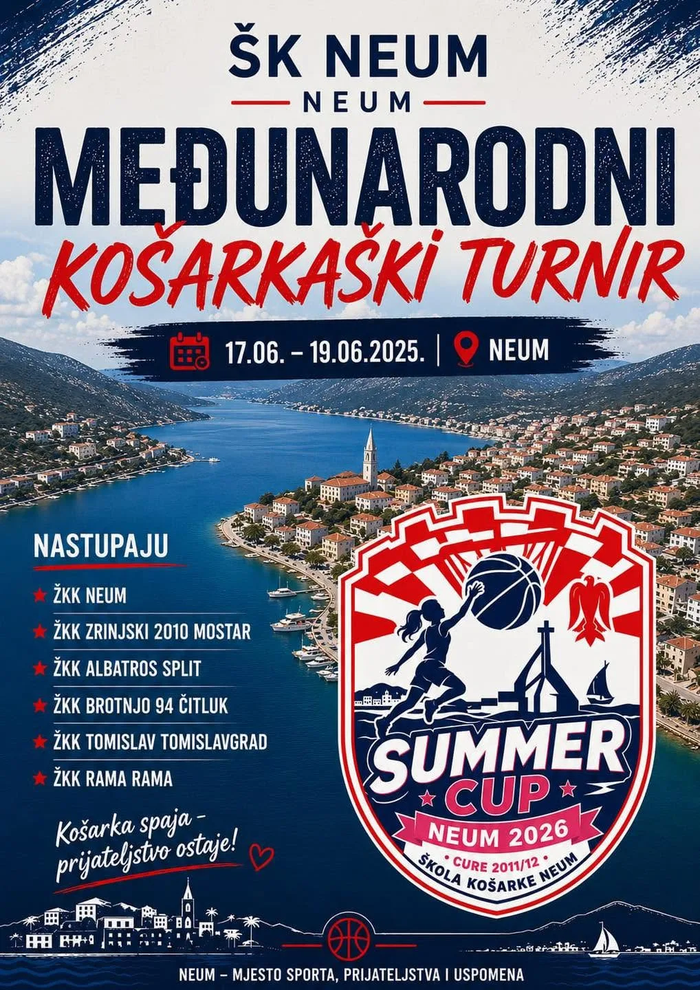 ŽKK Zrinjski 2010: Plemkinje na turniru u Neumu