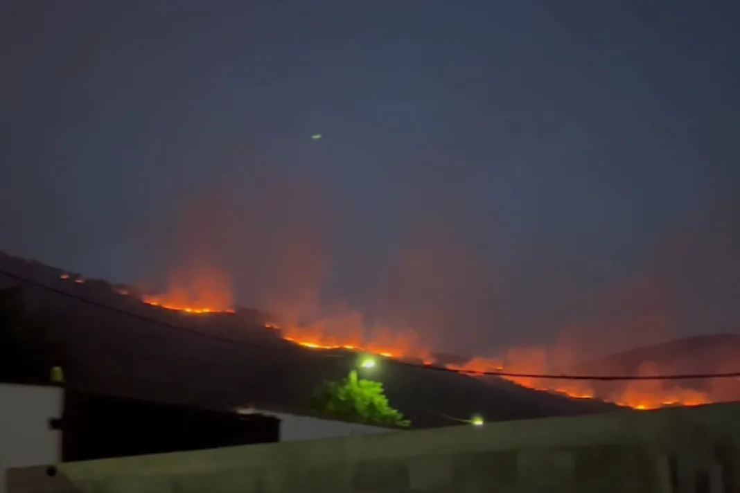 Veliki požar izbio u naselju Malo Polje kod Mostara