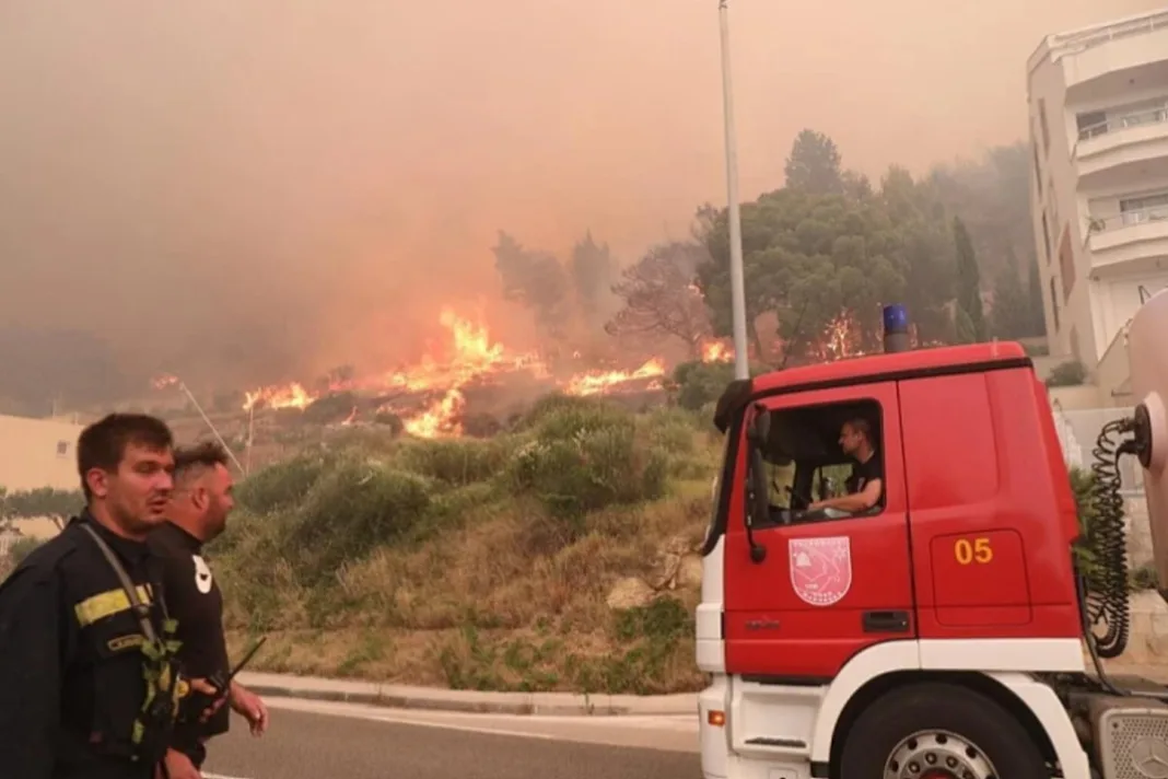 Državljanin BiH osumnjičen je za podmetanje požara u blizini Šibenika u kojem je izgorjelo četiri hektara maslina i telefonski stupovi