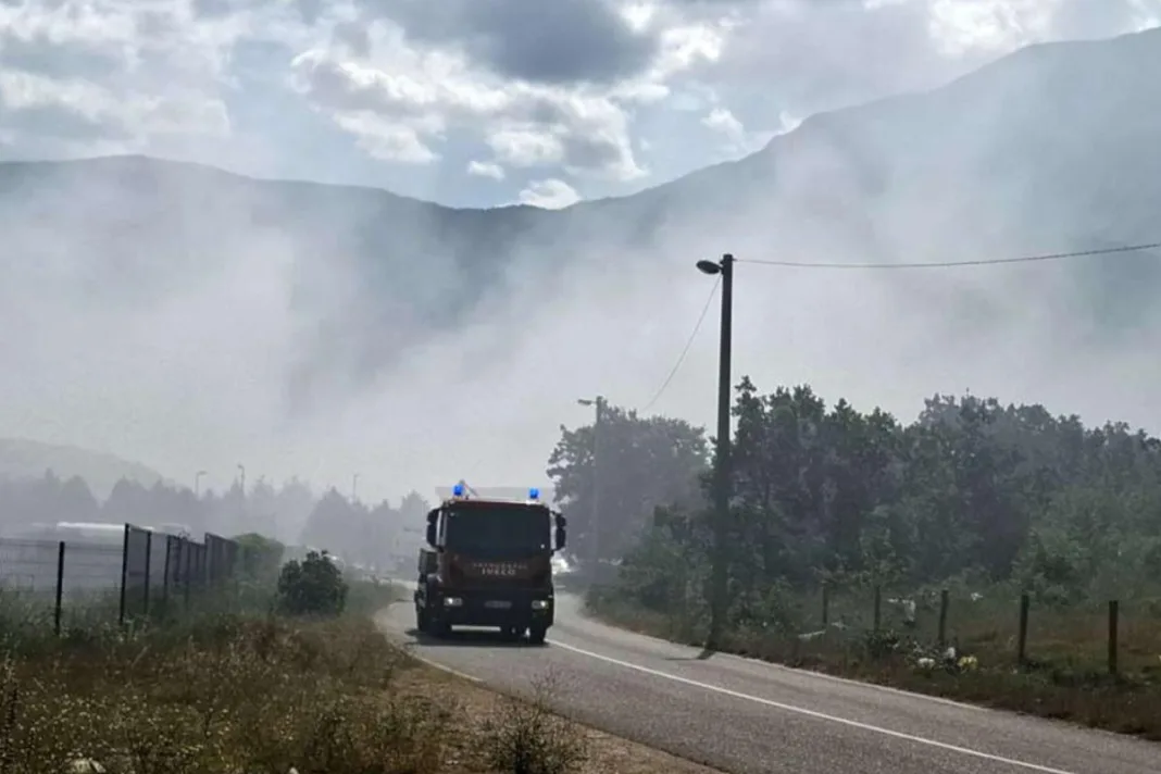 Mostar: I dalje se sanira požarište na odlagalištu Uborak