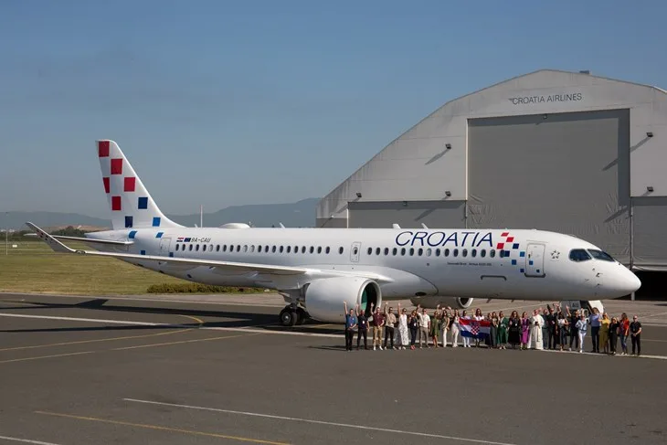 Croatia Airlines: Dostavljeno 13 od 15 zrakoplova Airbus A220