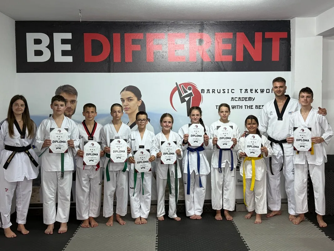 (FOTO) U Marušić taekwondo akademiji održano polaganje učeničkih pojaseva – 20 članova steklo više zvanje
