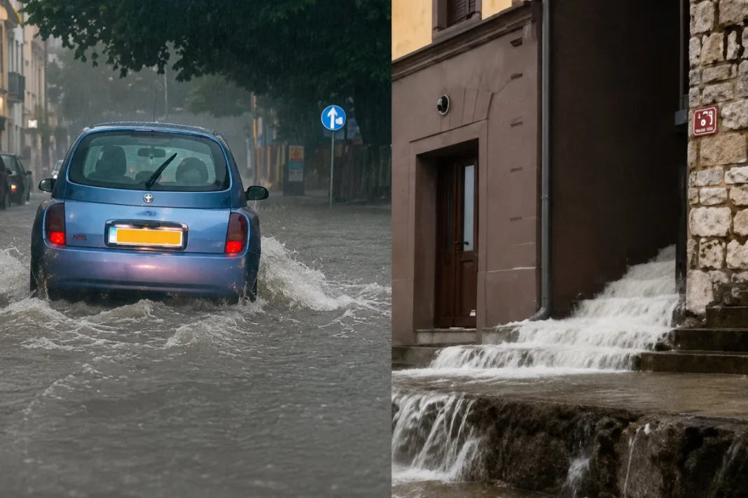 U Trebinju za pola sata palo 40 litara kiše