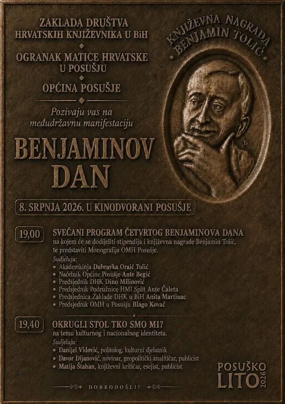 Benjaminov dan u Posušju 8. srpnja