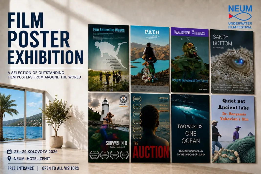 Neum Underwater Film Festival 2026: Mjesto susreta filma, mora, umjetnosti i međunarodnih autora