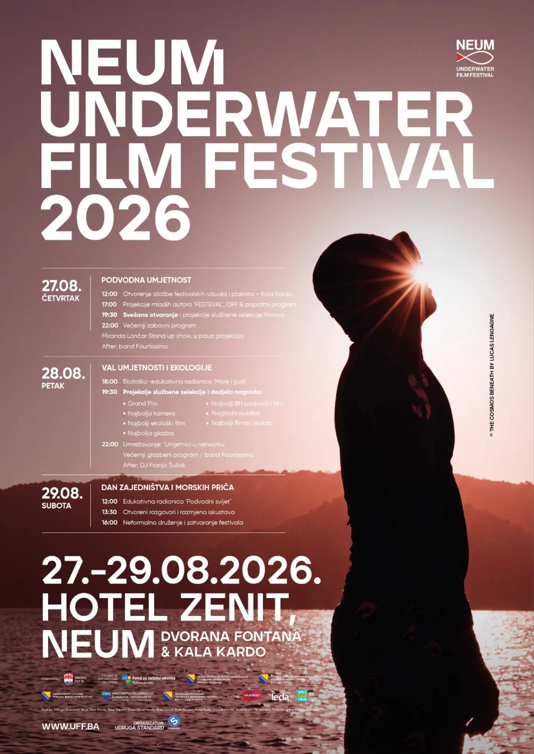 Neum Underwater Film Festival 2026. – tri dana podvodnog filma