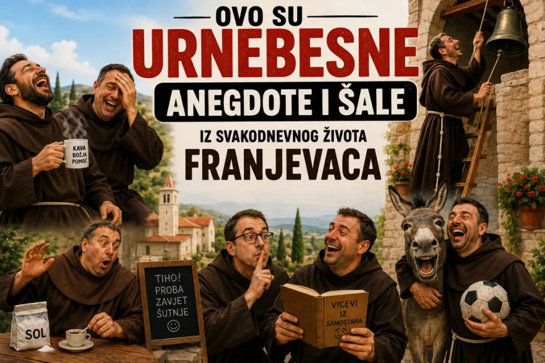 OVO SU URNEBESNE anegdote i šale iz svakodnevnog života hercegovačkih franjevaca